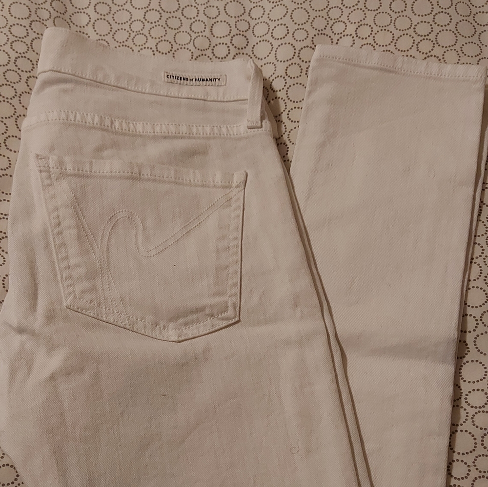 CITIZENS OF HUMANITY 'Avedon' white jeans